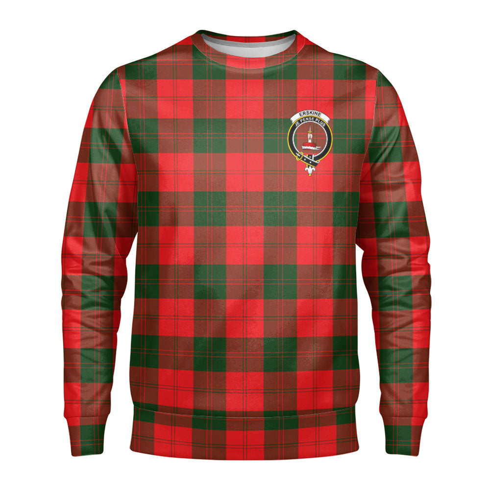 Erskine Modern Tartan Crest Sweatshirt