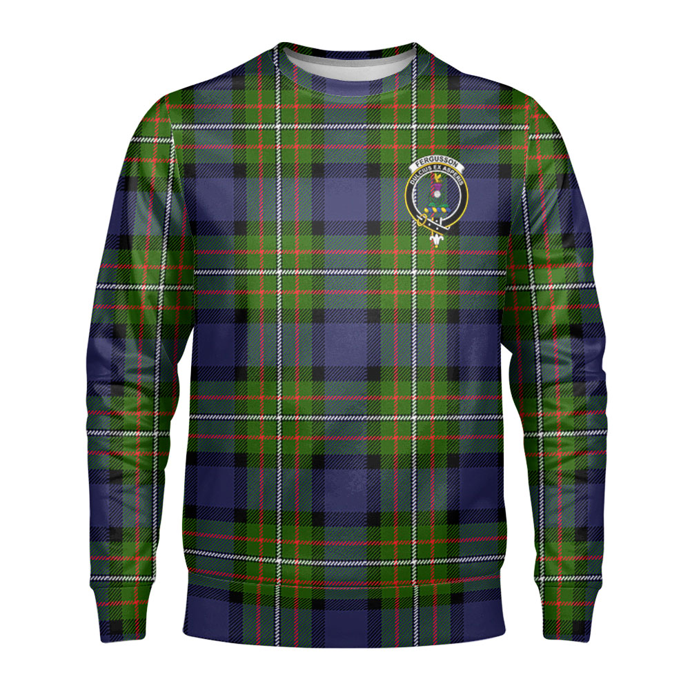 Fergusson Modern Tartan Crest Sweatshirt