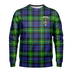 Gordon Modern Tartan Crest Sweatshirt