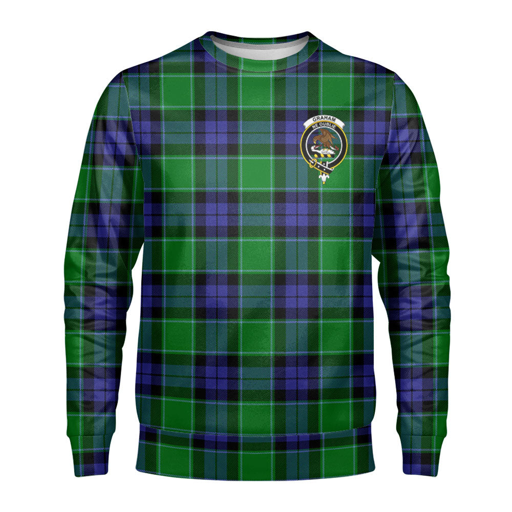 Graham of Menteith Modern Tartan Crest Sweatshirt