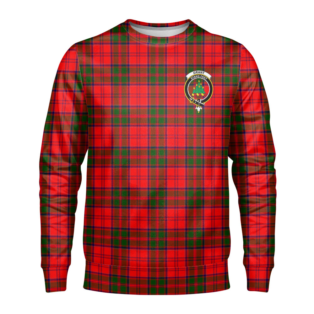 Grant Modern Tartan Crest Sweatshirt