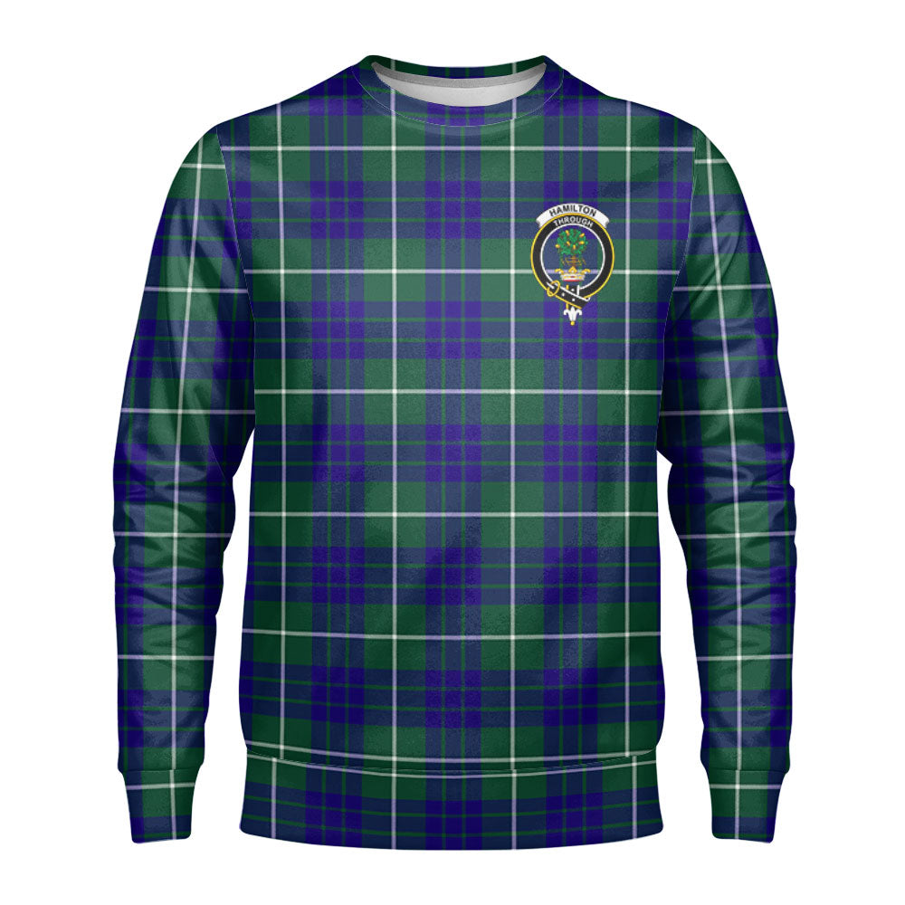 Hamilton Hunting Modern Tartan Crest Sweatshirt