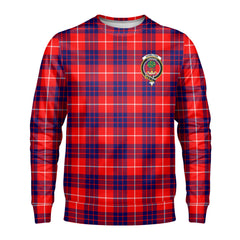 Hamilton Modern Tartan Crest Sweatshirt