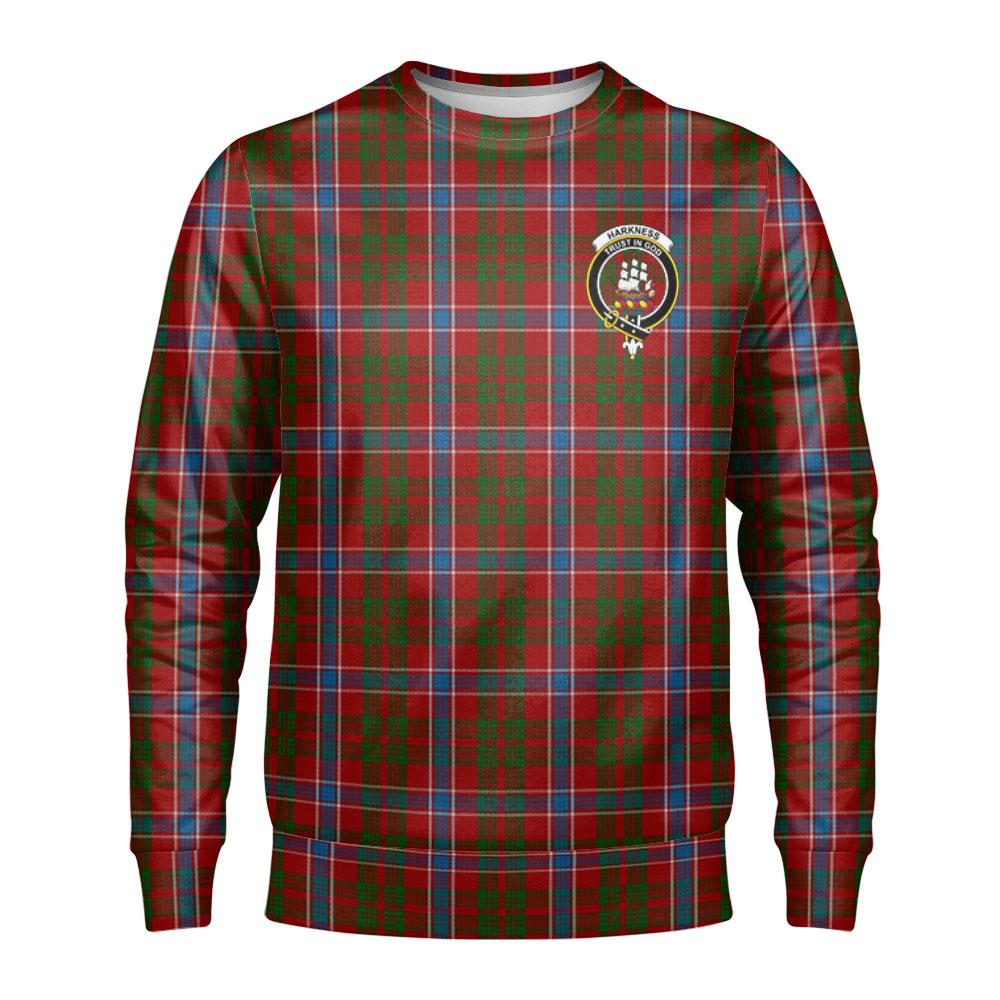 Harkness Dress Tartan Crest Sweatshirt