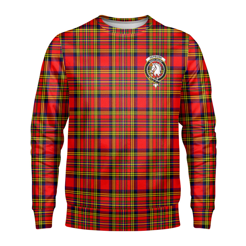 Hepburn Tartan Crest Sweatshirt