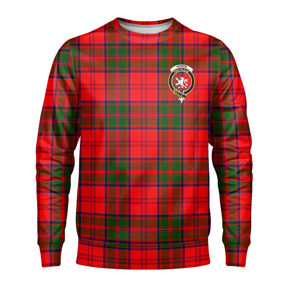 Heron Tartan Crest Sweatshirt