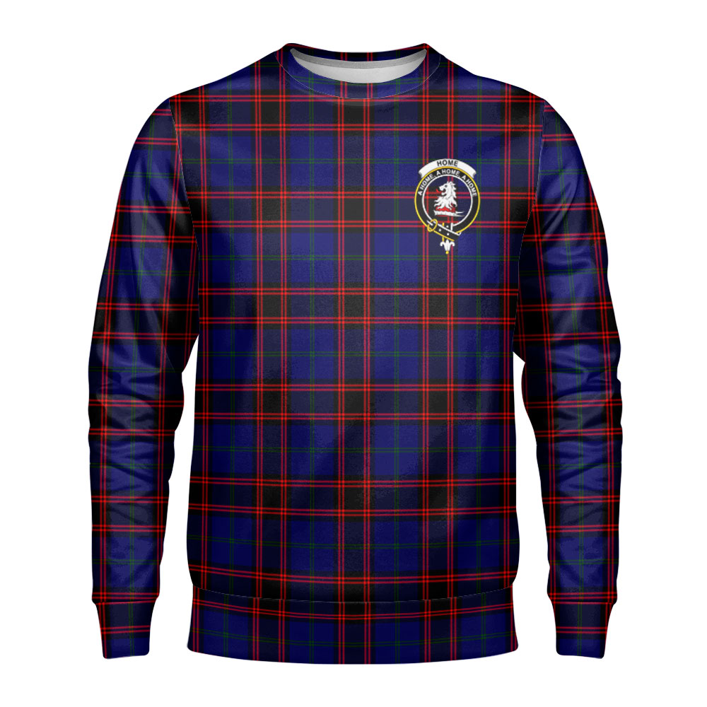 Home Modern Tartan Crest Sweatshirt