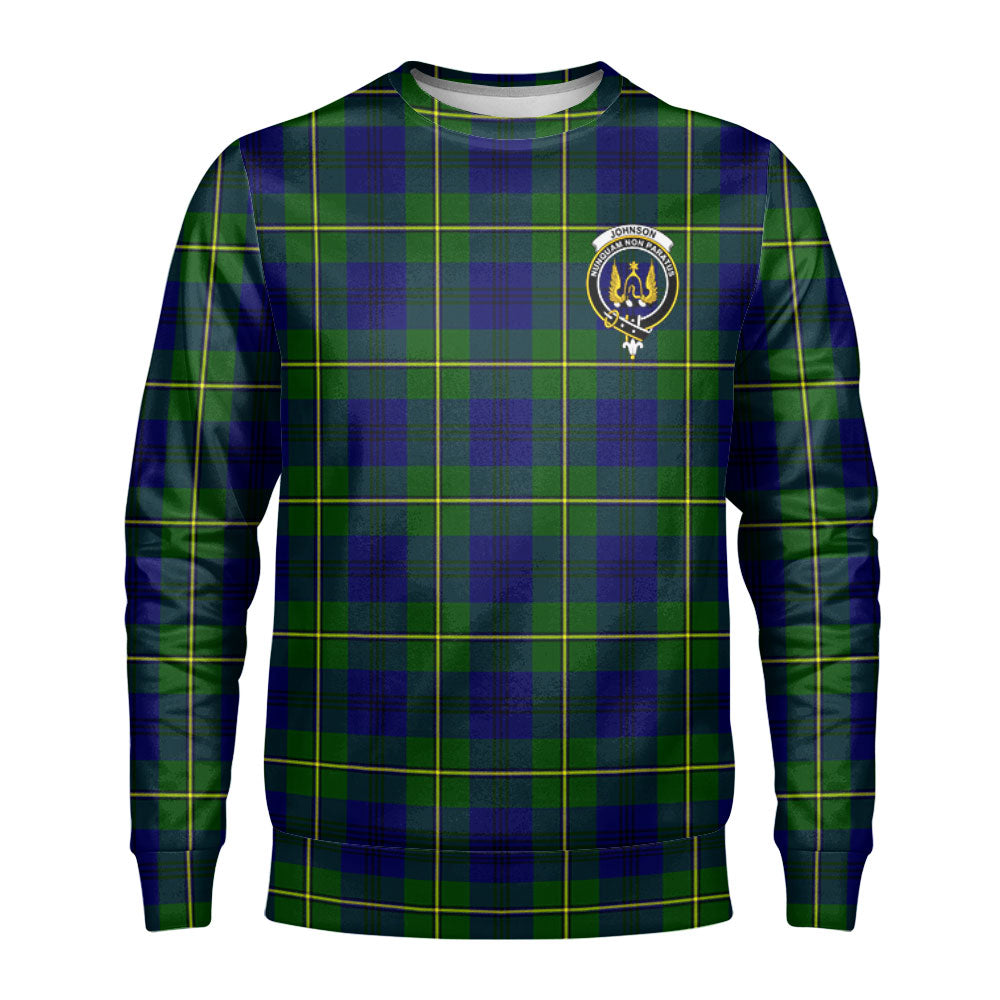 Johnson Modern Tartan Crest Sweatshirt