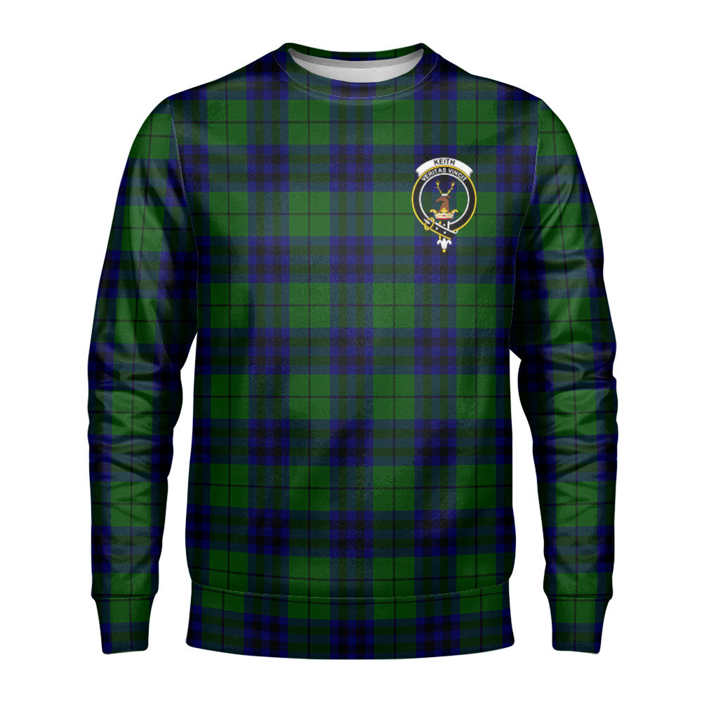 Keith Modern Tartan Crest Sweatshirt