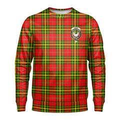 Leask Tartan Crest Sweatshirt