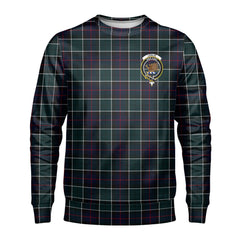 Leslie Hunting Modern Tartan Crest Sweatshirt