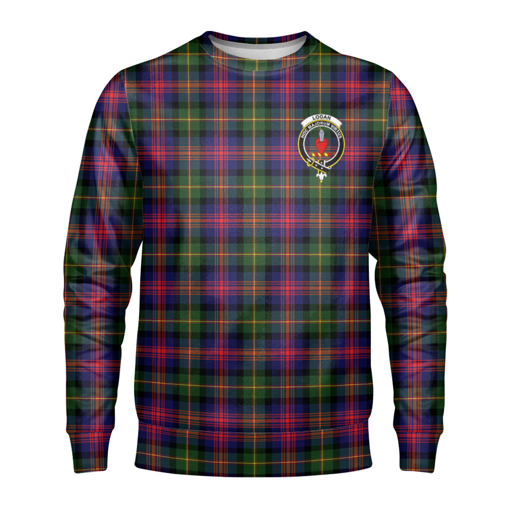 Logan Modern Tartan Crest Sweatshirt