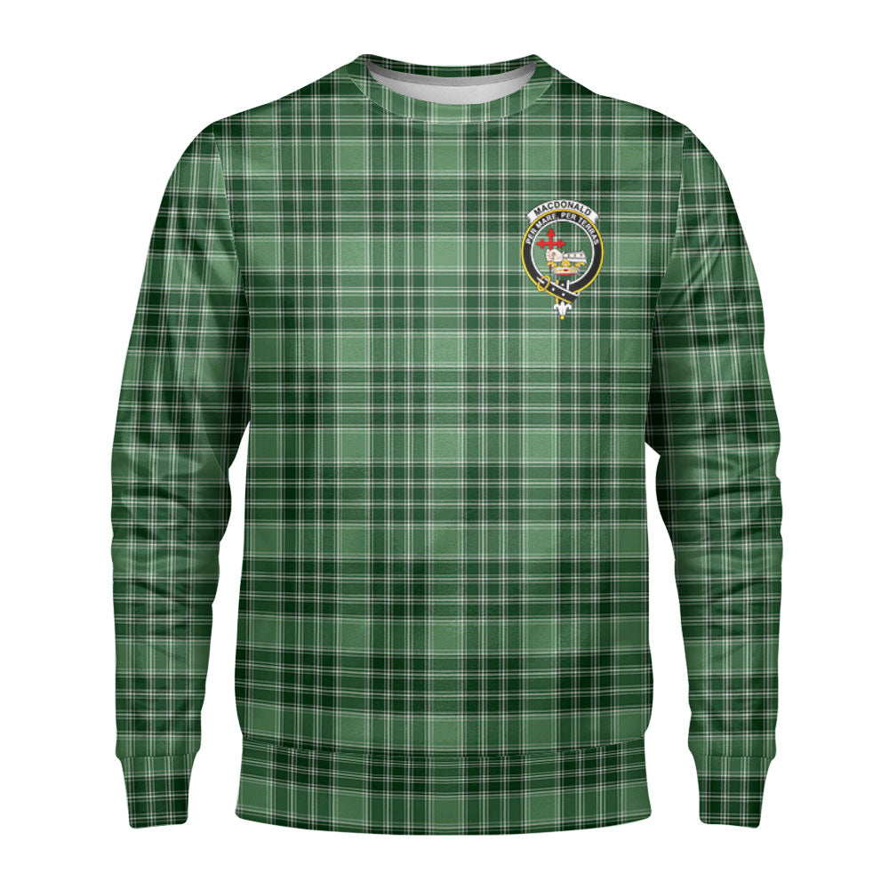 MacDonald Lord of the Isles Hunting Tartan Crest Sweatshirt