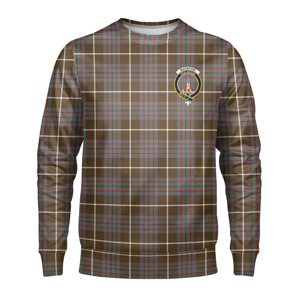 MacIntyre Hunting Weathered Tartan Crest Sweatshirt