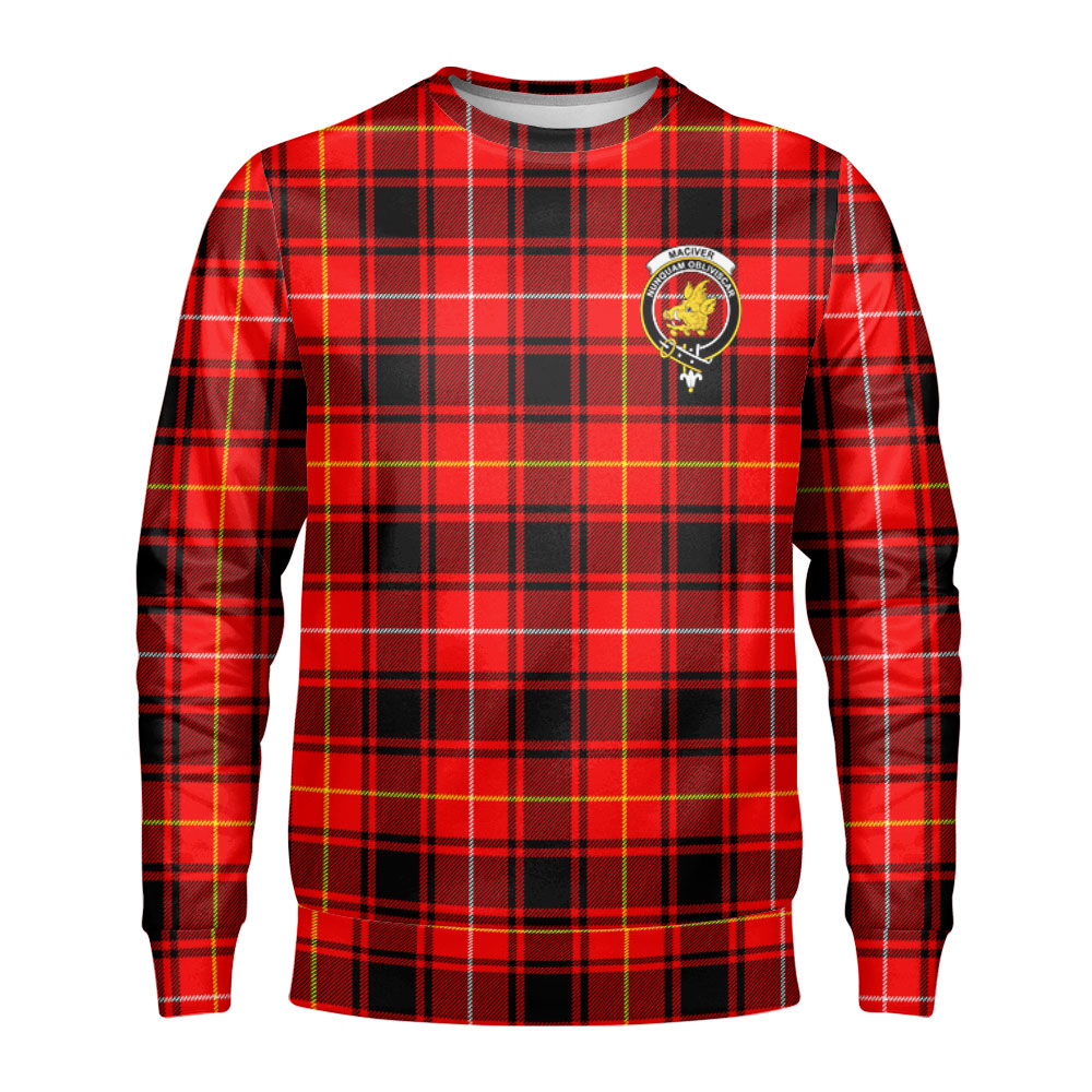 MacIver Modern Tartan Crest Sweatshirt