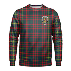 MacKintosh Hunting Modern Tartan Crest Sweatshirt