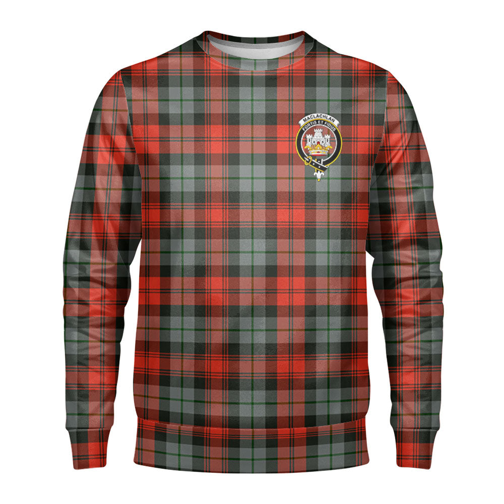 MacLachlan Weathered Tartan Crest Sweatshirt