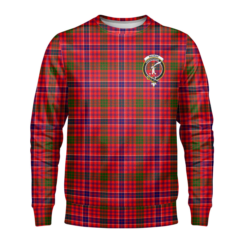 MacRae Modern Tartan Crest Sweatshirt