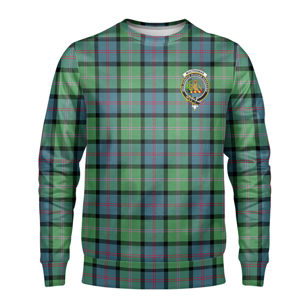 MacThomas Ancient Tartan Crest Sweatshirt