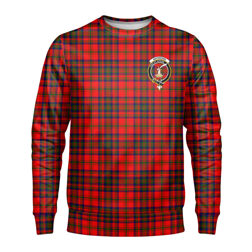 Matheson Modern Tartan Crest Sweatshirt