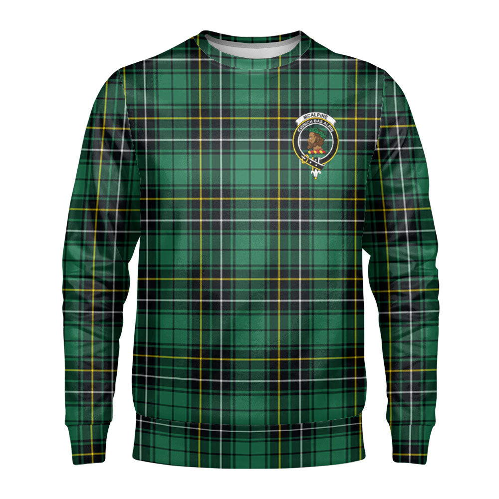 McAlpine Ancient Tartan Crest Sweatshirt