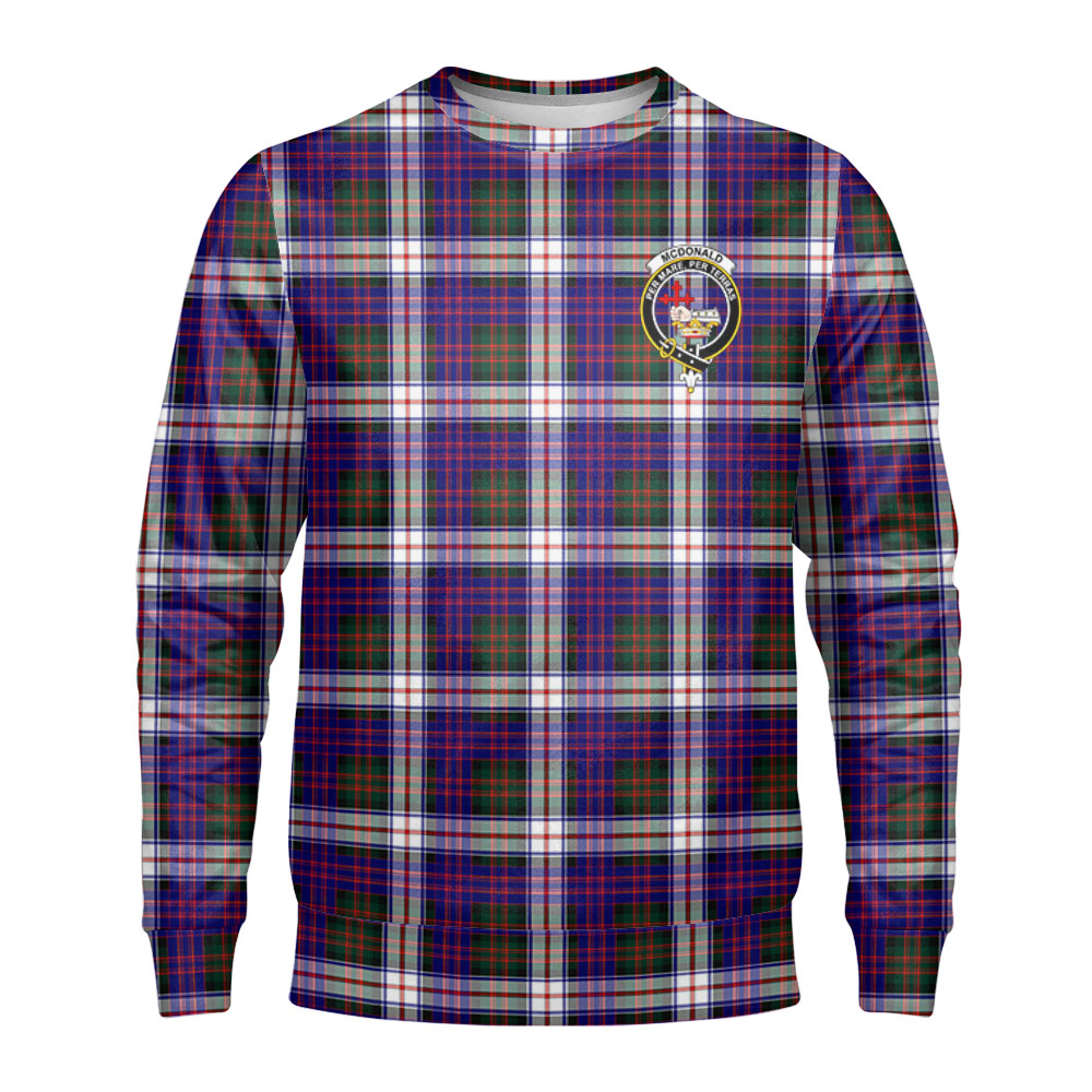 McDonald Dress Modern Tartan Crest Sweatshirt