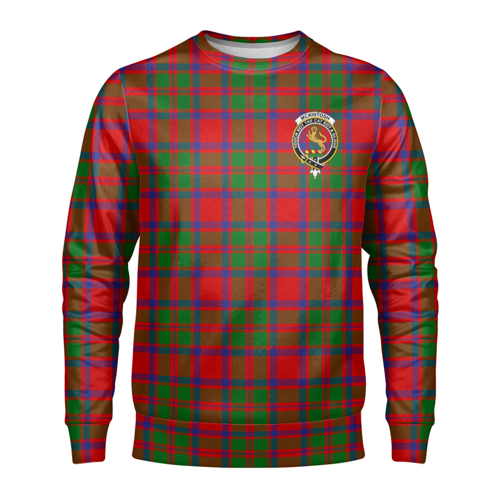 McKintosh Modern Tartan Crest Sweatshirt