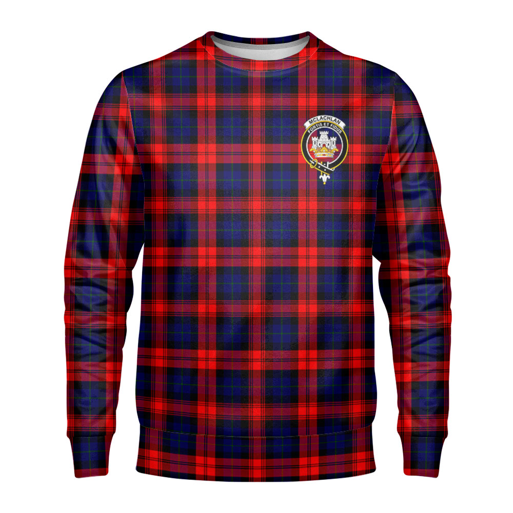 McLachlan Modern Tartan Crest Sweatshirt