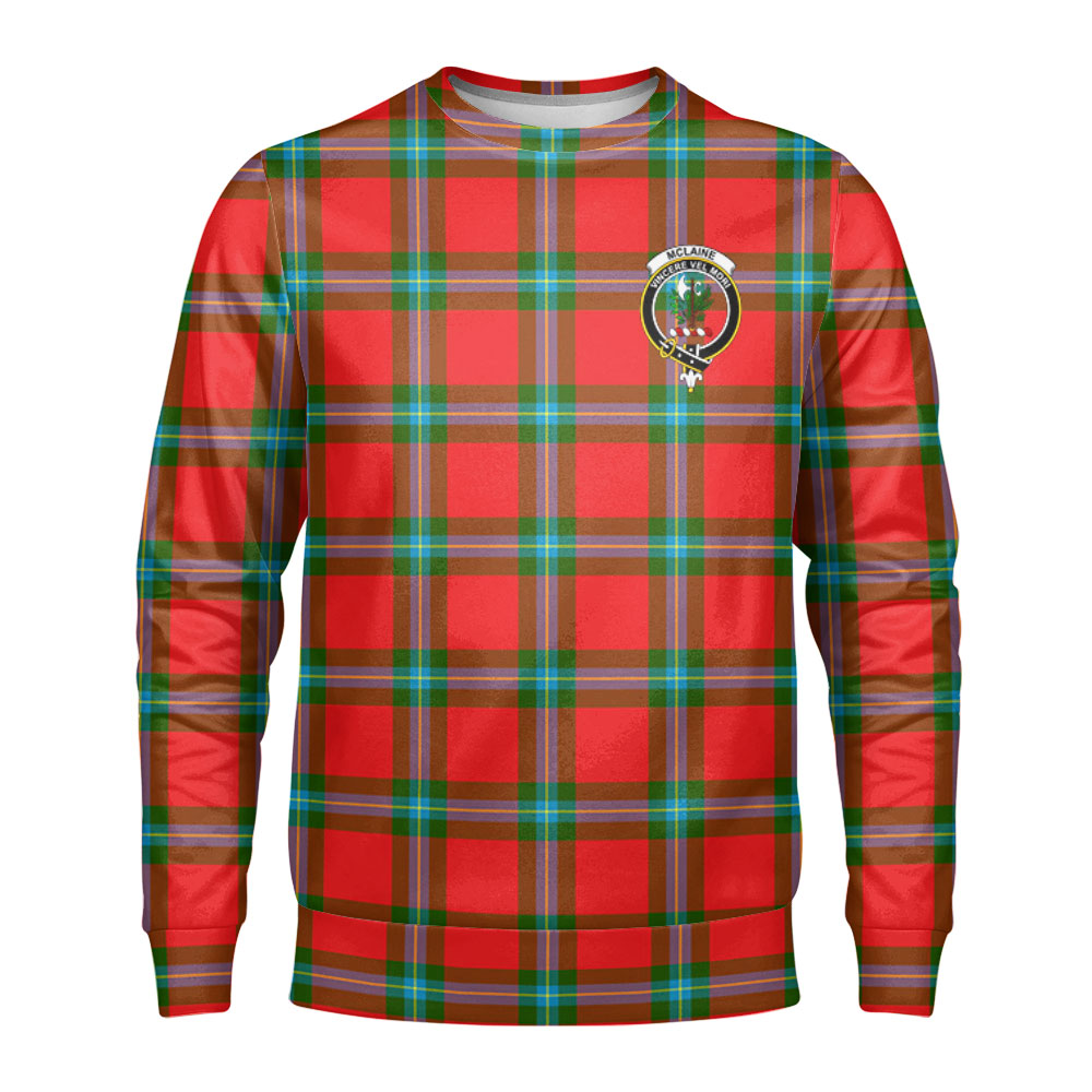 McLaine of Loch Buie Tartan Crest Sweatshirt