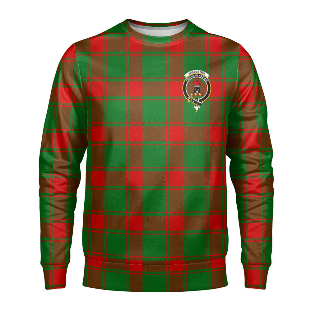 Middleton Modern Tartan Crest Sweatshirt