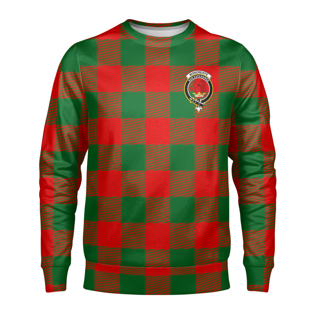 Moncreiffe (or Moncreiff) Tartan Crest Sweatshirt