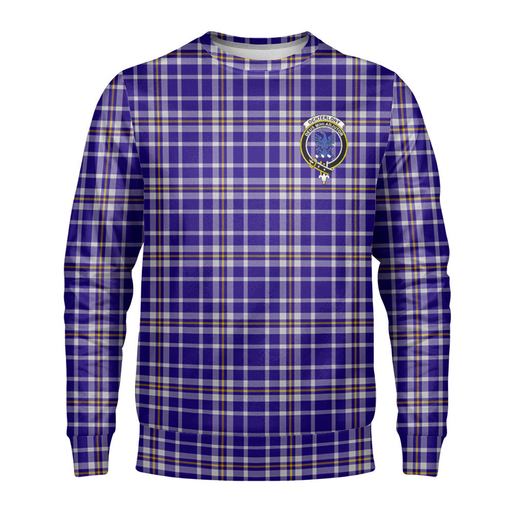 Ochterlony Tartan Crest Sweatshirt