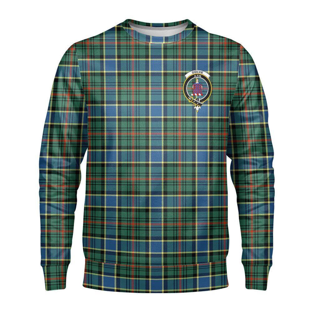 Ogilvie Hunting Ancient Tartan Crest Sweatshirt