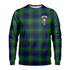 Oliphant Modern Tartan Crest Sweatshirt