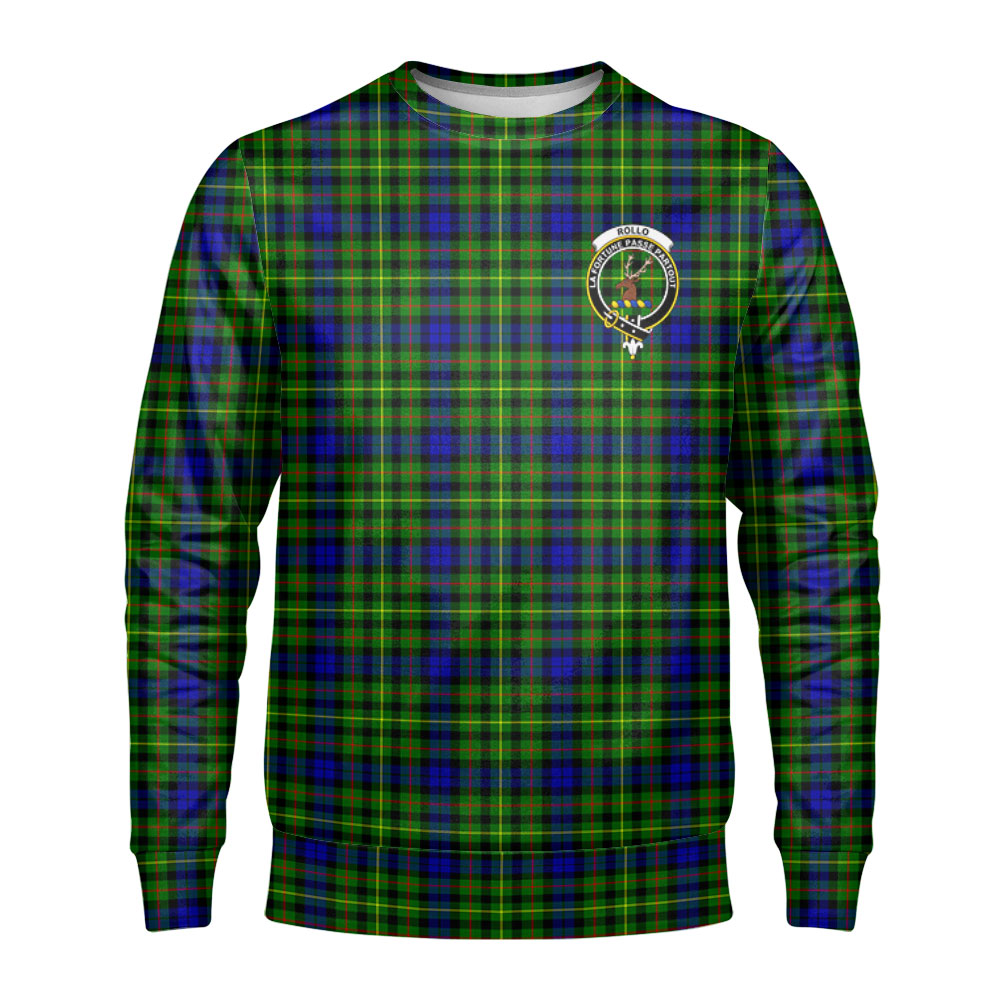 Rollo Modern Tartan Crest Sweatshirt