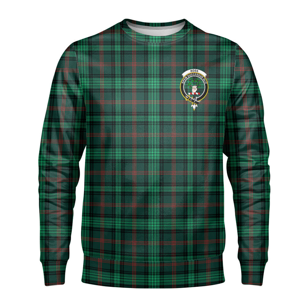 Ross Hunting Modern Tartan Crest Sweatshirt