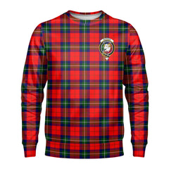 Ruthven Modern Tartan Crest Sweatshirt