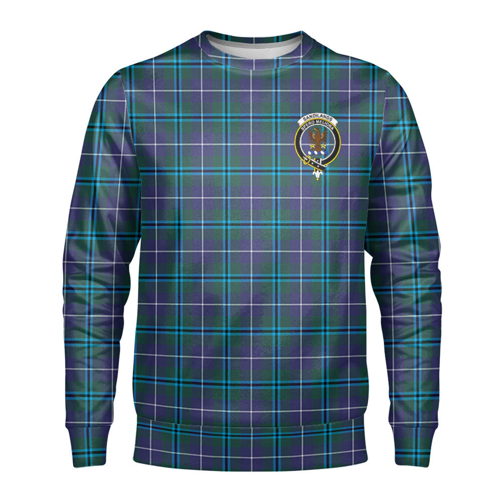 Sandilands Tartan Crest Sweatshirt