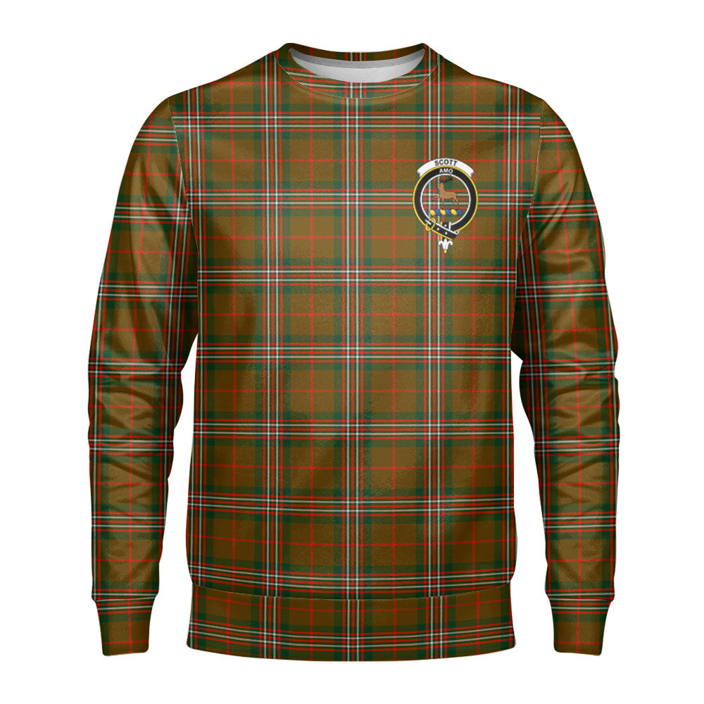 Scott Brown Modern Tartan Crest Sweatshirt