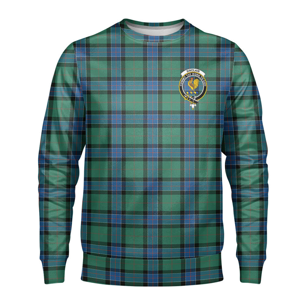 Sinclair Hunting Ancient Tartan Crest Sweatshirt