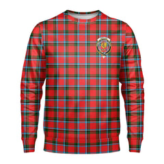 Sinclair Modern Tartan Crest Sweatshirt