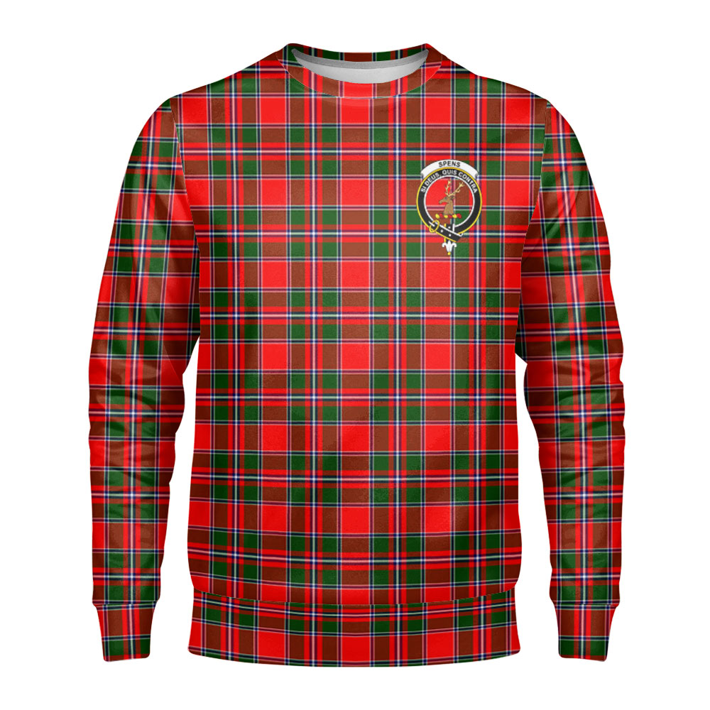 Spens (or Spence) Tartan Crest Sweatshirt