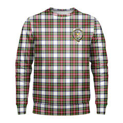 Stewart Dress Modern Tartan Crest Sweatshirt