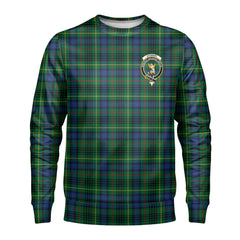 Stewart Hunting Modern Tartan Crest Sweatshirt