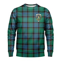 Stewart Old Ancient Tartan Crest Sweatshirt