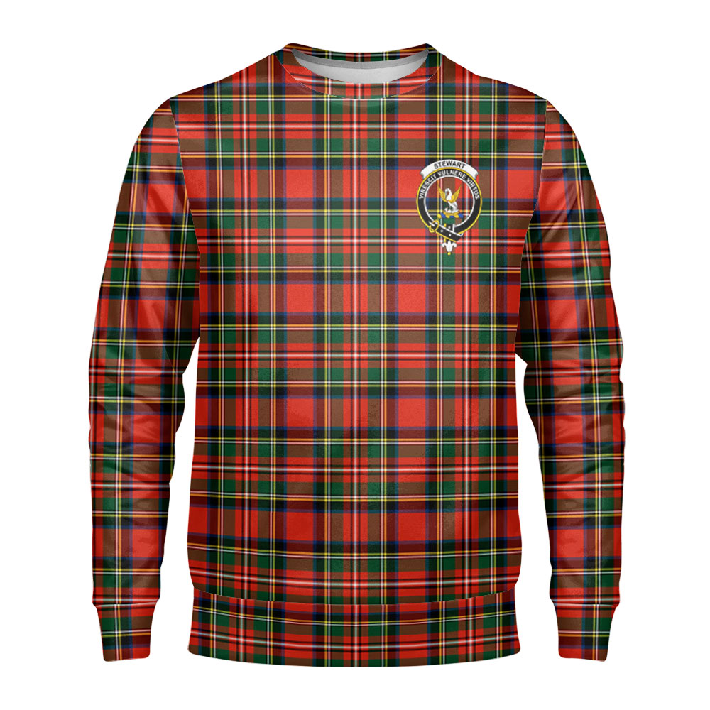 Stewart Royal Modern Tartan Crest Sweatshirt