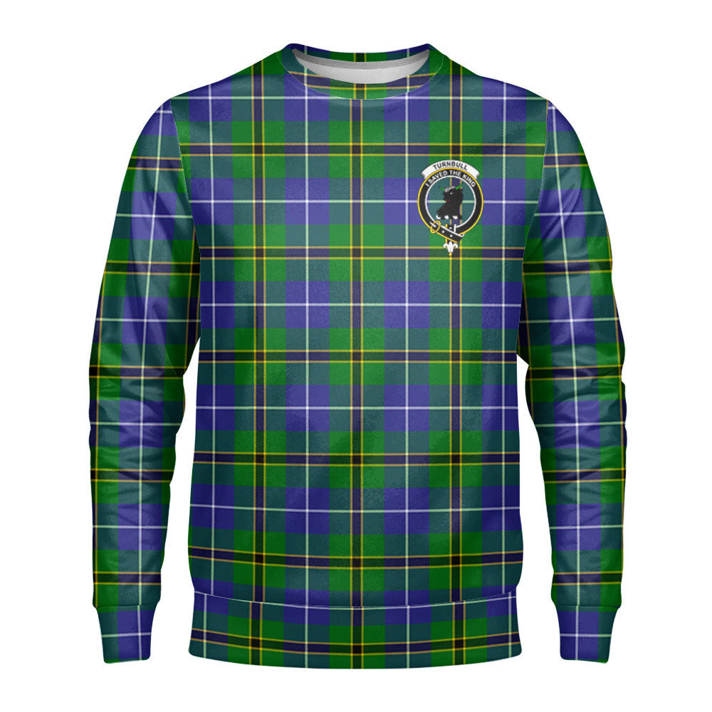 Turnbull Hunting Tartan Crest Sweatshirt