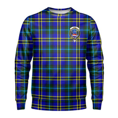 Weir Modern Tartan Crest Sweatshirt