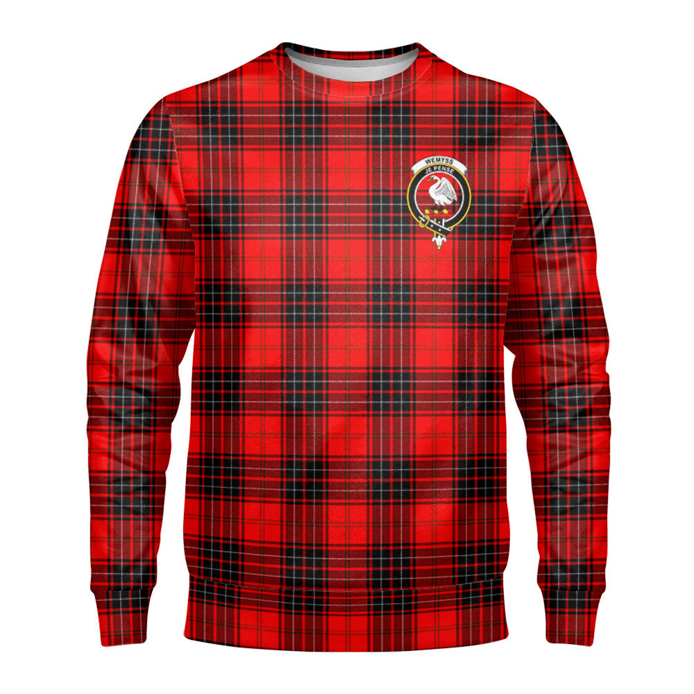 Wemyss Modern Tartan Crest Sweatshirt