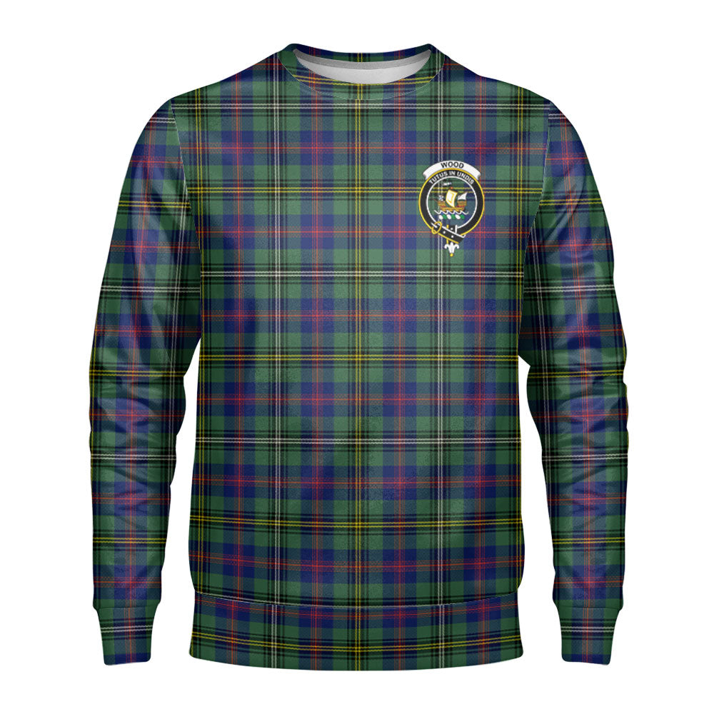 Wood Tartan Crest Personalized Sweatshirt